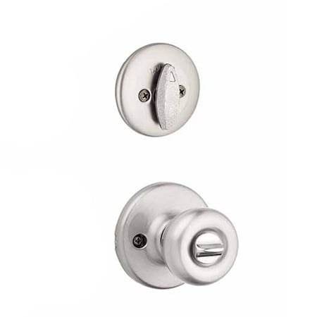 Kwikset Tylo Keyed Entry Knob with Single Cylinder Deadbolt with Smartkey Technology / Satin Nickel KWS-690T-15-SMT